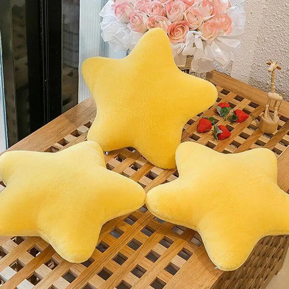 Almofada Infantil Pelúcia Estrela Lenogue Amarelo (1 Peça) / 30 x 30cm