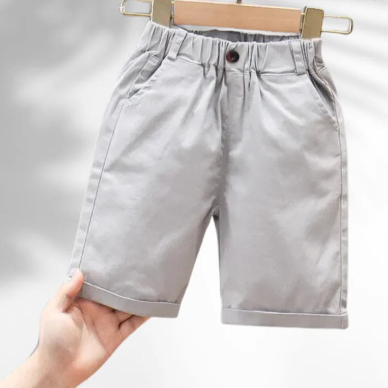 Bermuda Infantil Masculina Joaquim Lenogue Cinza / 18-24 Meses