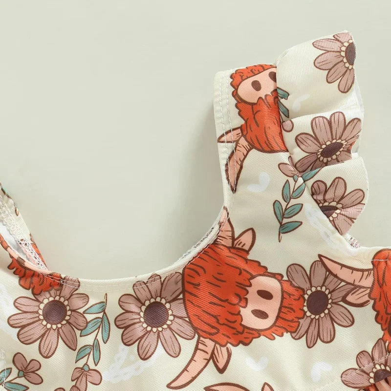 Biquini Infantil Feminino Estampado Lenogue