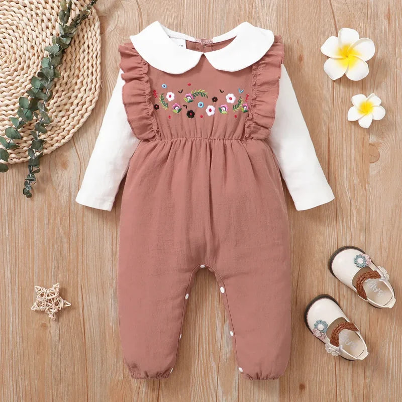 Body Infantil Feminino Estampa Floral Lenogue Rosa / 0-3 Meses