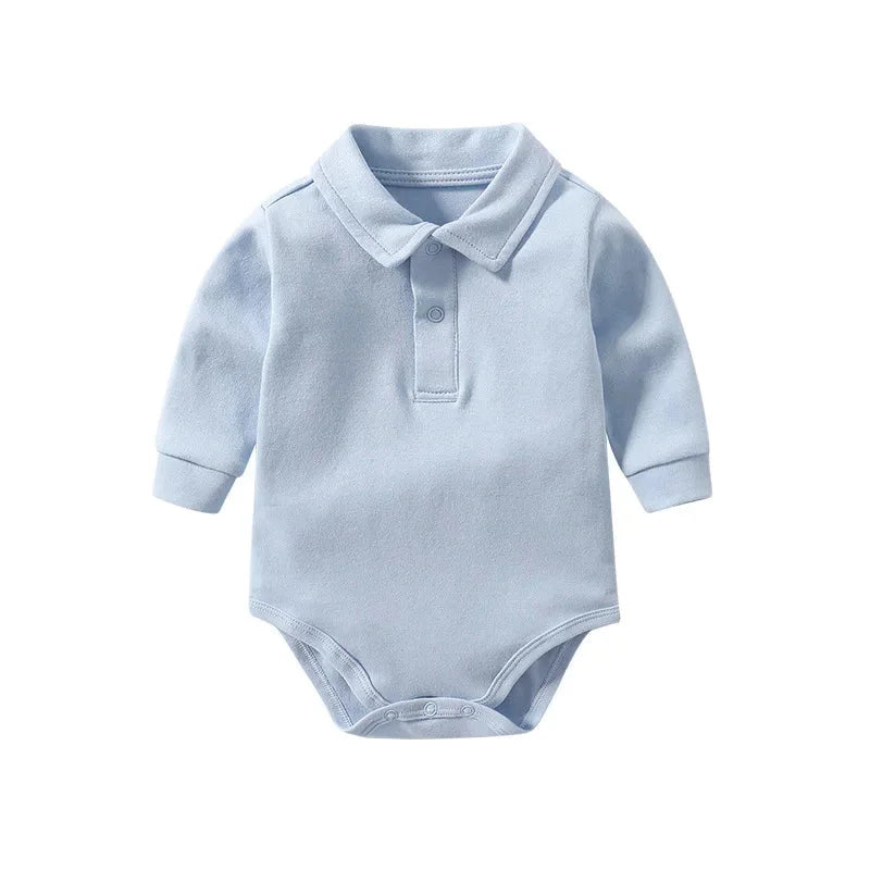 Body Infantil Polo Lenogue Azul / 0-3 Meses
