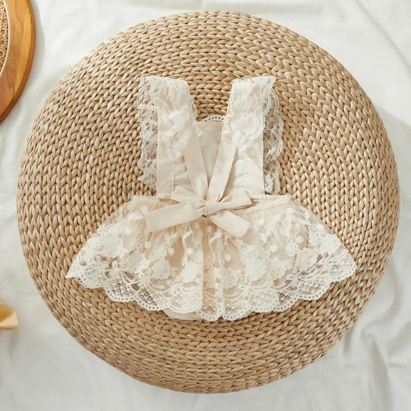 Body Infantil Saia Little Angel Caqui Lenogue / 0-3 Meses