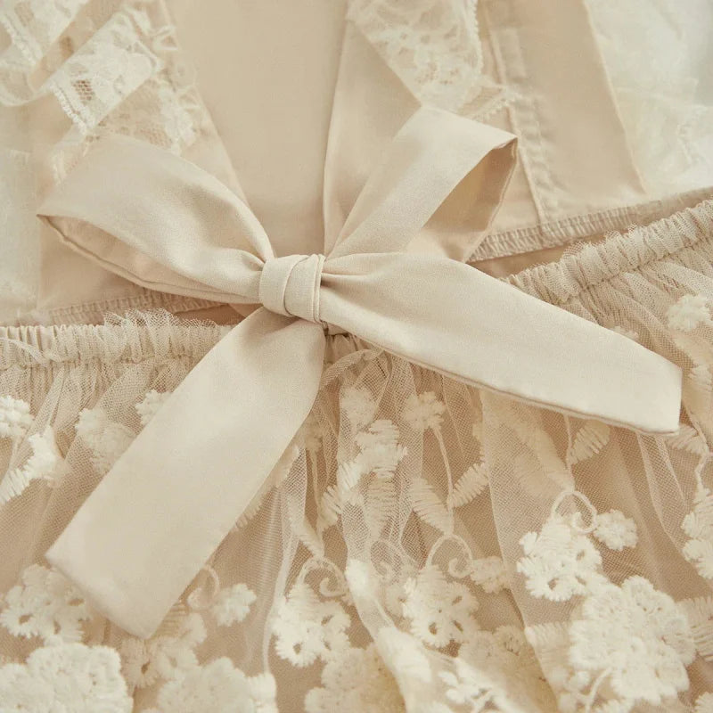 Body Infantil Saia Little Angel Caqui Lenogue