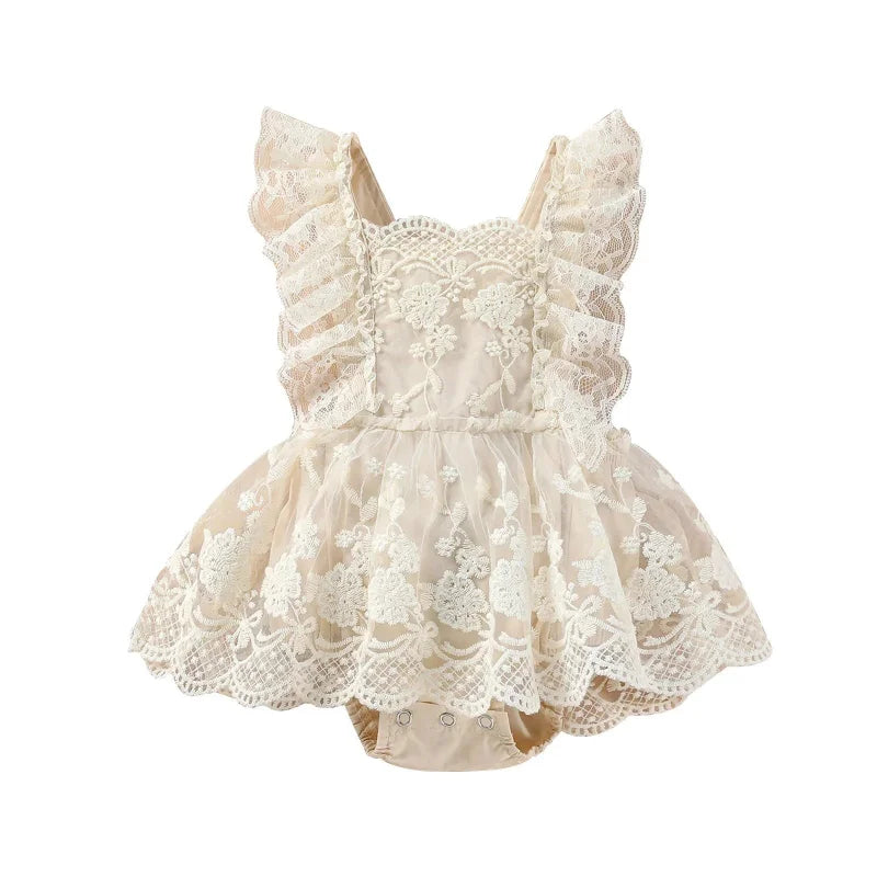 Body Infantil Saia Little Angel Caqui Lenogue