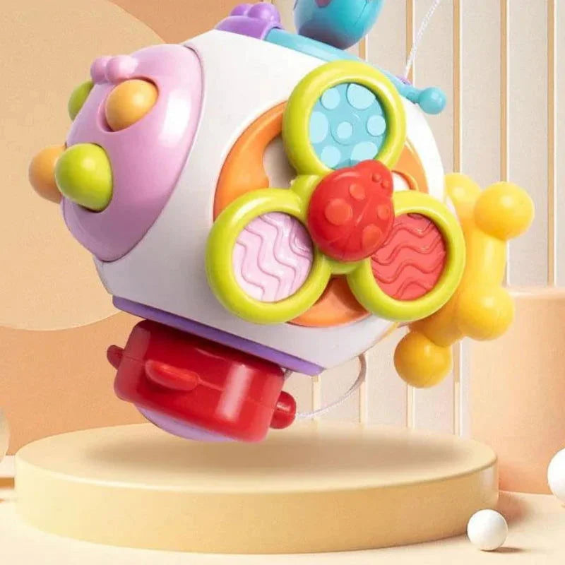 Bola Infantil Educacional Montessori Colorida Lenogue Multicolorido