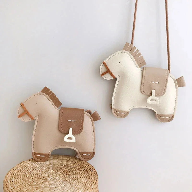 Bolsa Infantil Mini Cavalinho Marrom Lenogue