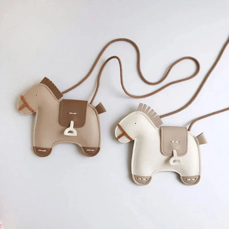 Bolsa Infantil Mini Cavalinho Marrom Lenogue