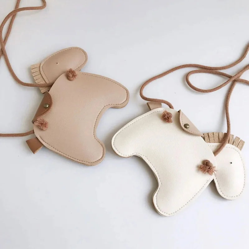 Bolsa Infantil Mini Cavalinho Marrom Lenogue