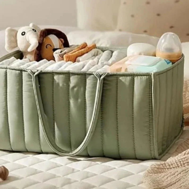 Bolsa Infantil para Fraldas Multifuncional Verde Lenogue