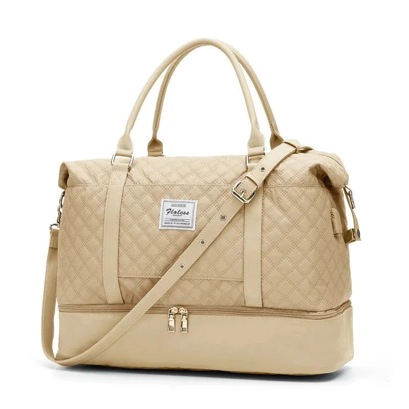 Bolsa Infantil Viagem com Alça de Ombro Lenogue Caqui