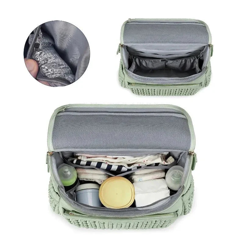 Bolsa Maternidade Infantil Matelassê Bordada Impermeável Lenogue