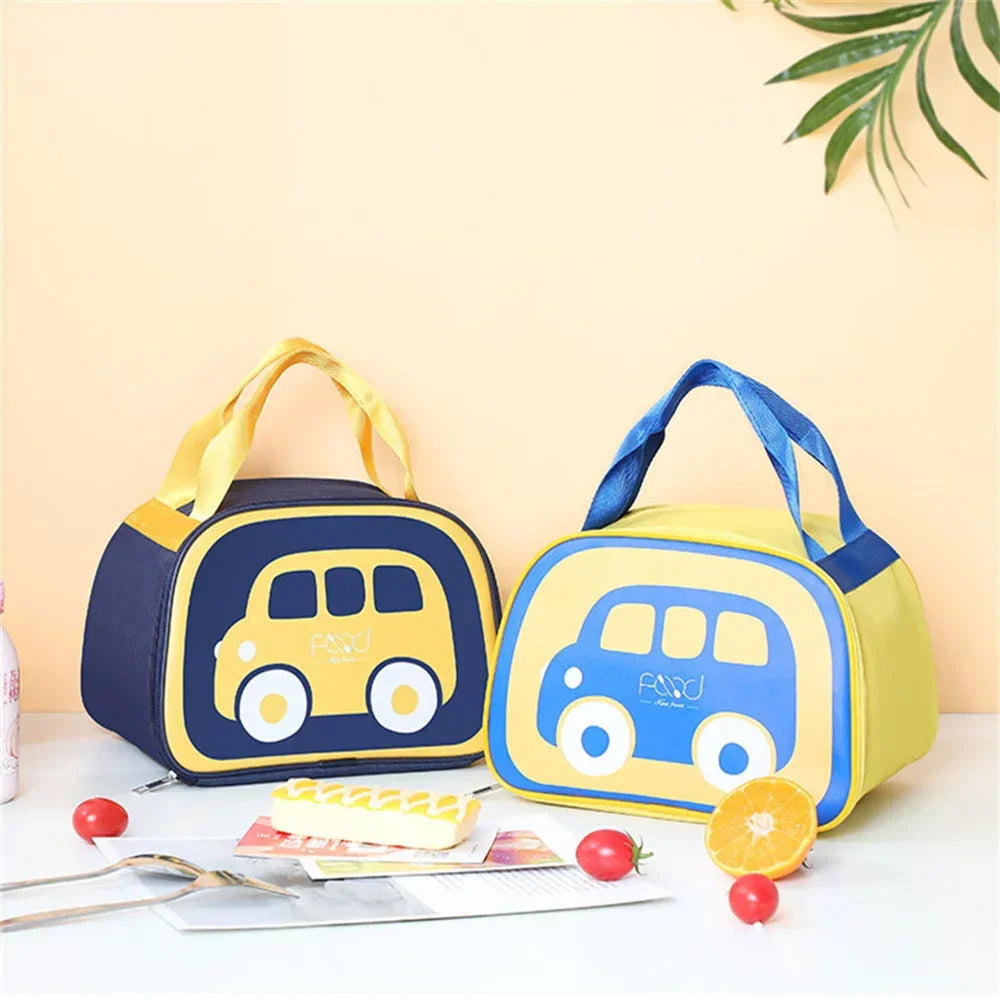 Bolsa Térmica Infantil Estampa Carro Lenogue