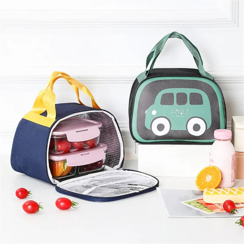 Bolsa Térmica Infantil Estampa Carro Lenogue