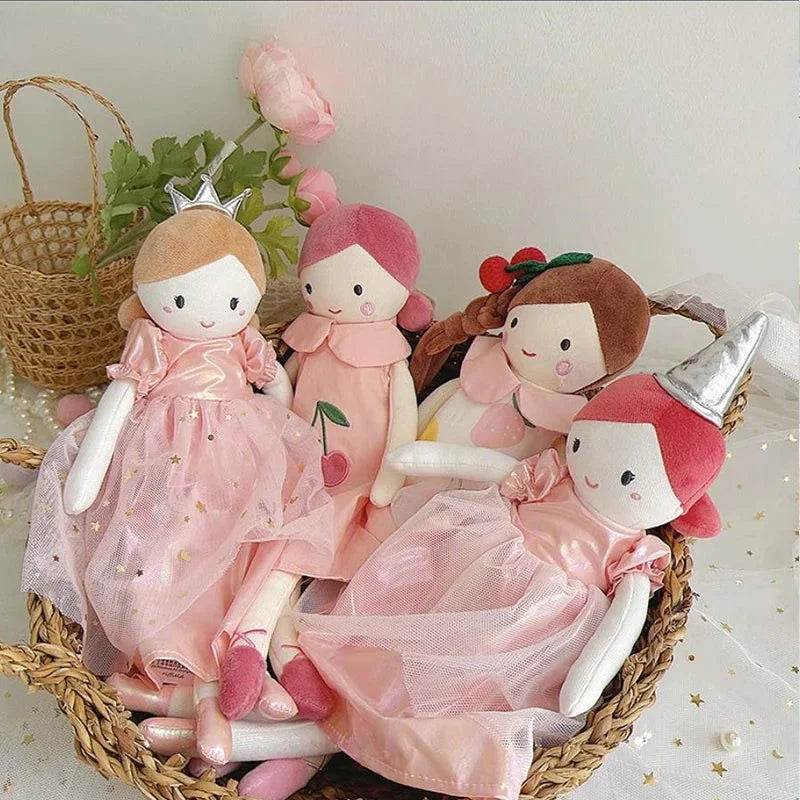 Boneca Infantil de Pano Marjorie Rosa Lenogue