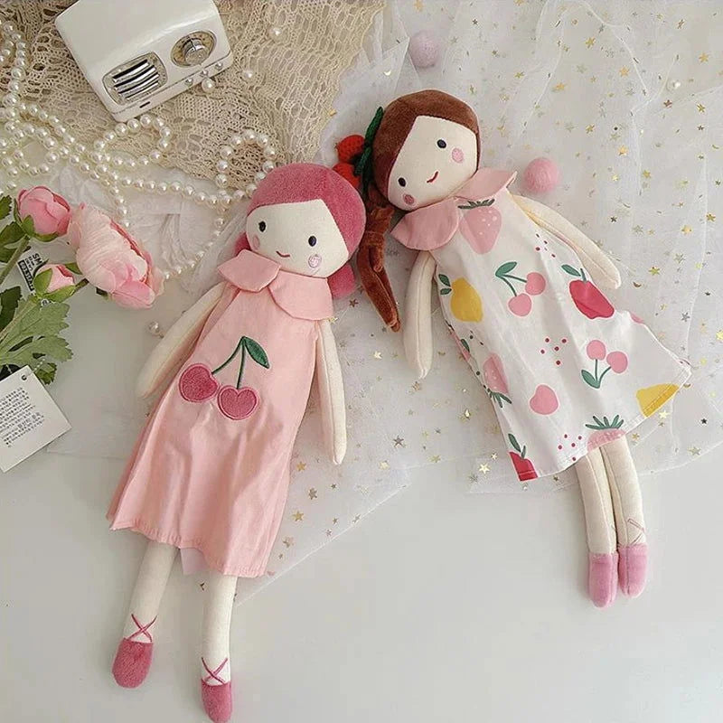 Boneca Infantil de Pano Marjorie Rosa Lenogue