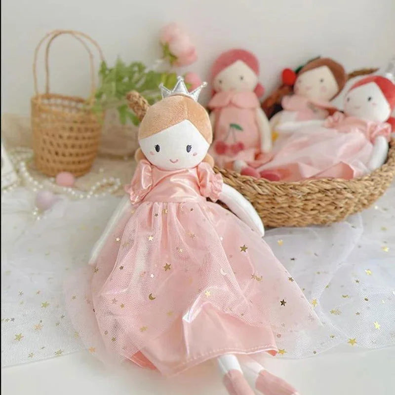 Boneca Infantil de Pano Marjorie Rosa Lenogue Princesa