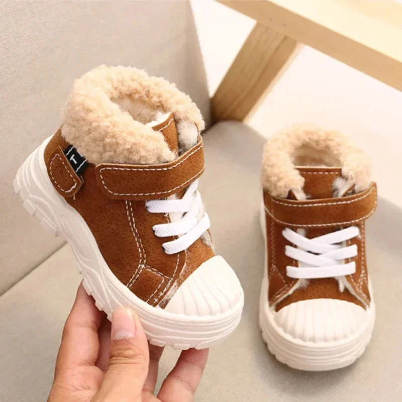 Botas Infantil Curtas Impermeáveis Lumberjack Lenogue Marrom / 21-22