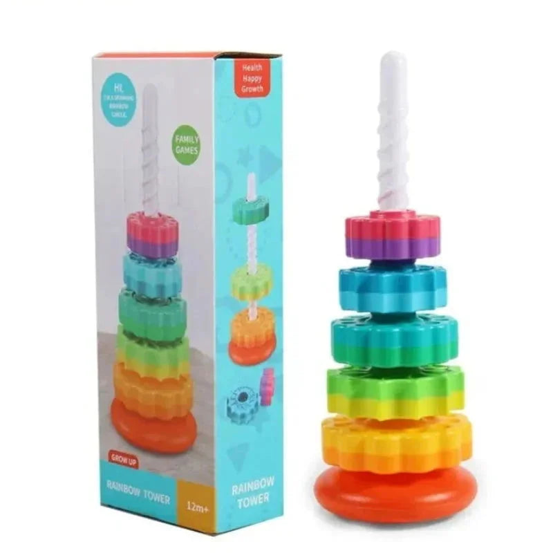 Brinquedo Infantil Anéis Empilháveis Colorido Lenogue 5