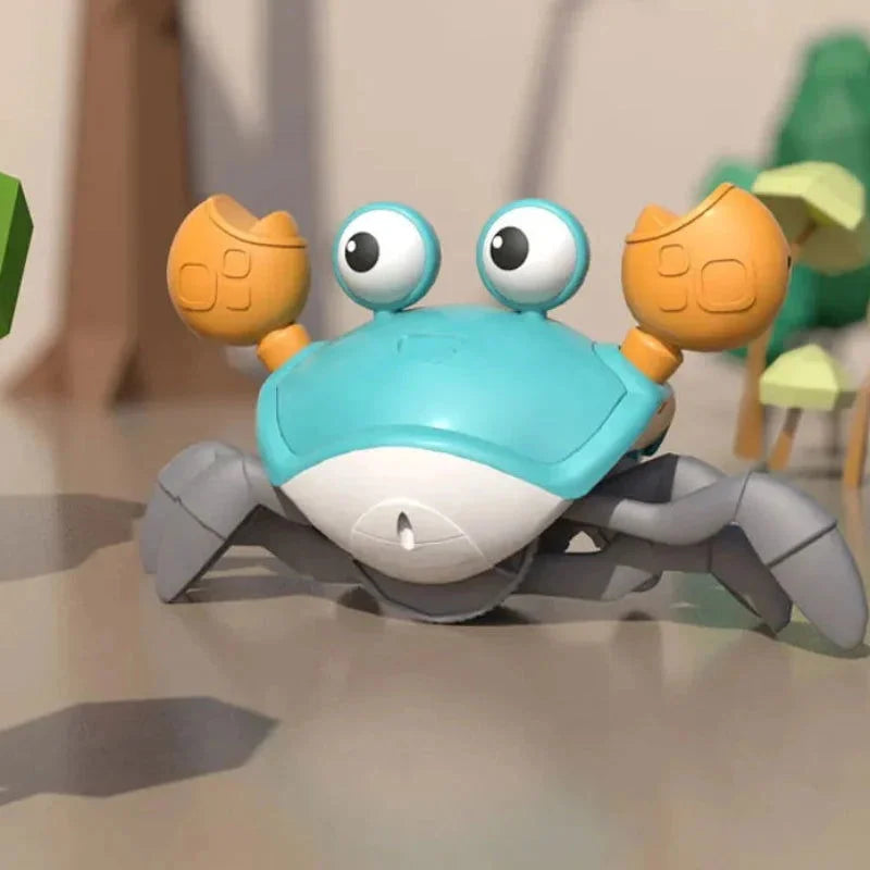 Brinquedo Infantil Caranguejo Dançante Lenogue Azul