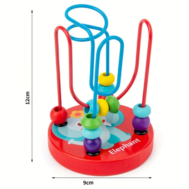 Brinquedo Infantil de Madeira Educativo Montessori Lenogue Conjunto com 9 Peças