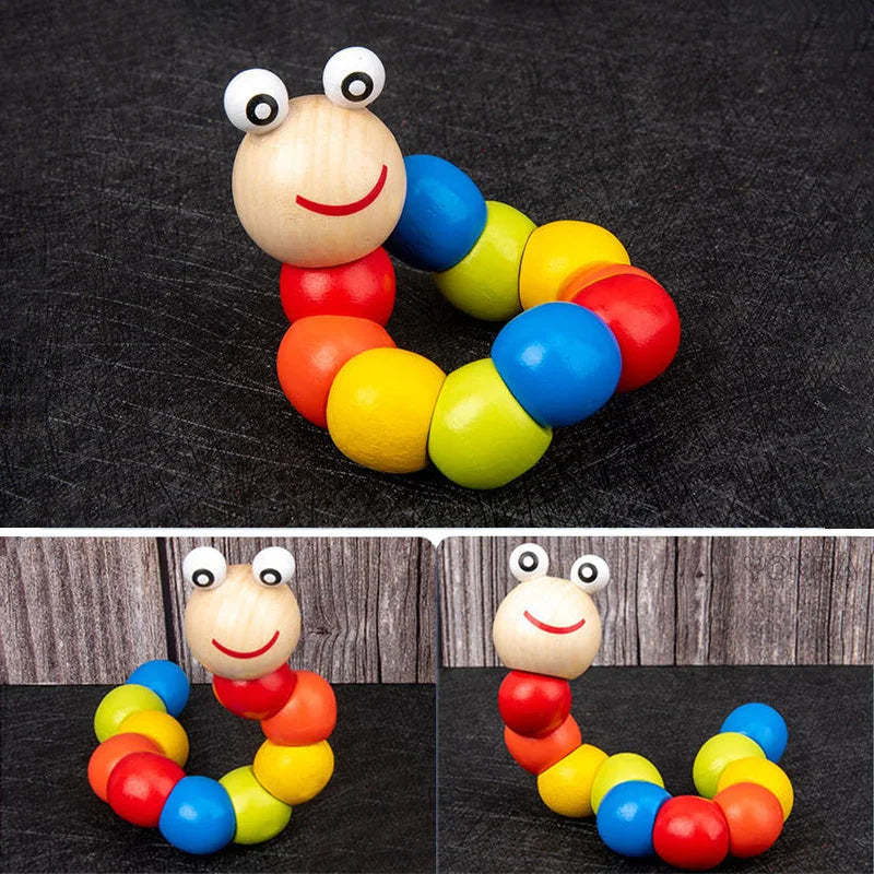 Brinquedo Infantil de Madeira Educativo Montessori Lenogue Conjunto com 9 Peças