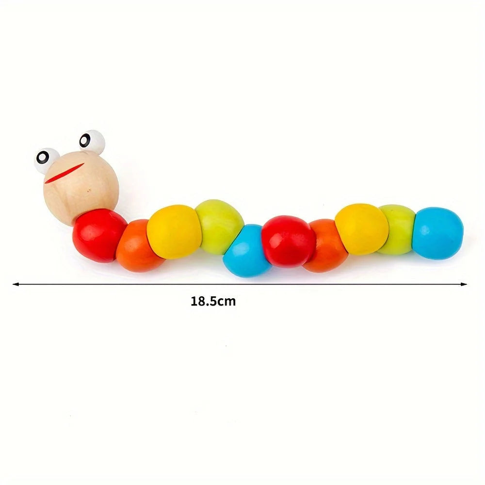 Brinquedo Infantil de Madeira Educativo Montessori Lenogue Conjunto com 9 Peças