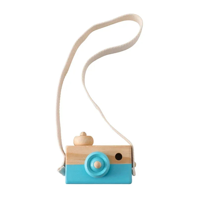 Brinquedo Infantil Madeira Montessori Câmera Lenogue