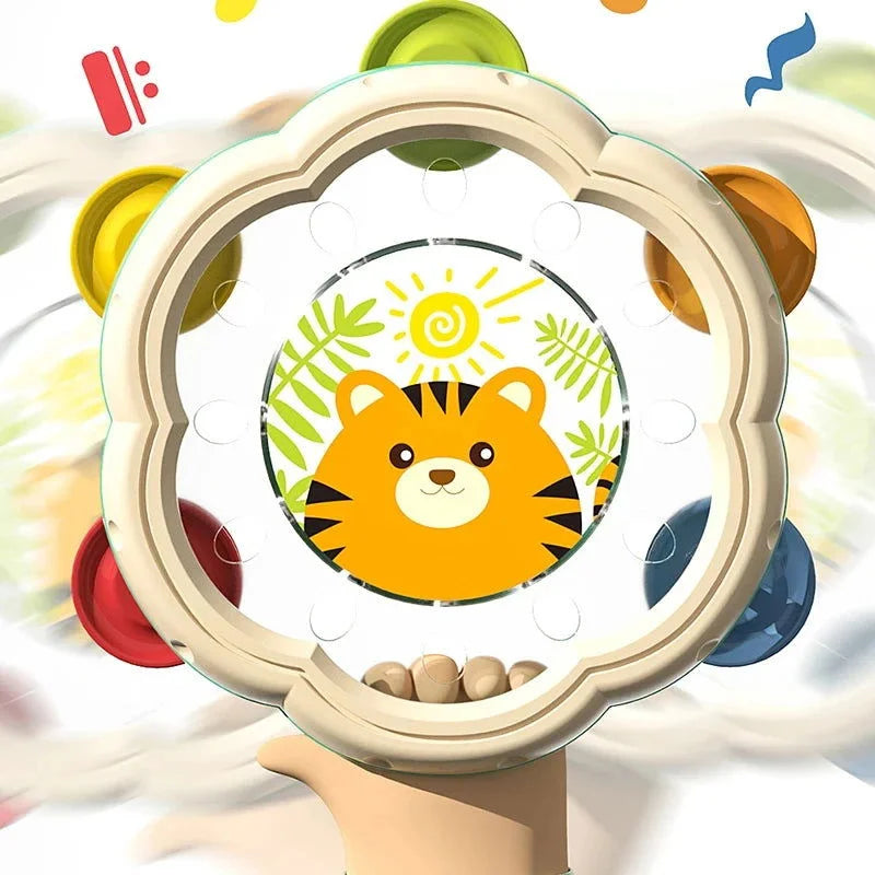 Brinquedo Infantil Musical Montessori Colorido Lenogue