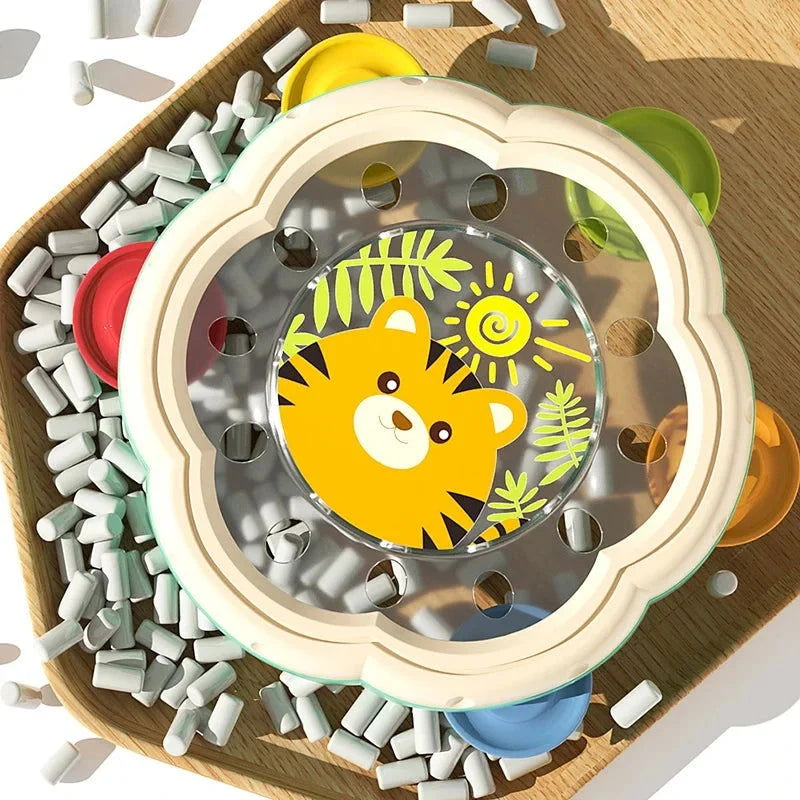 Brinquedo Infantil Musical Montessori Colorido Lenogue