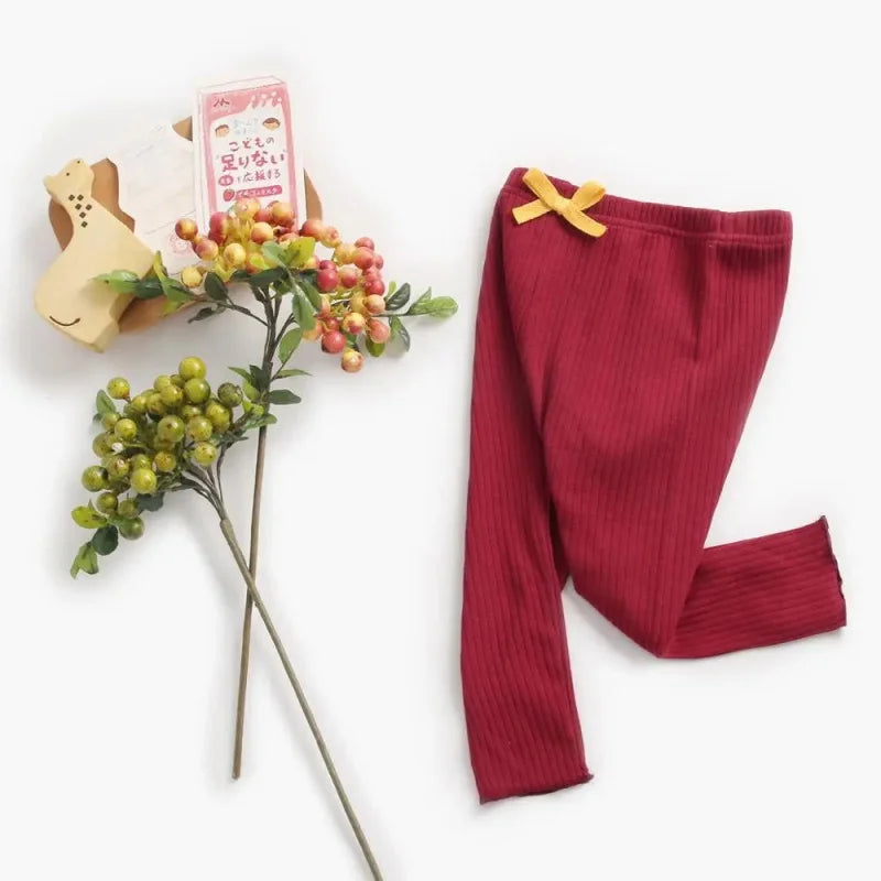Calça Infantil Canelada Casual Lenogue Vermelho / 3-6 Meses