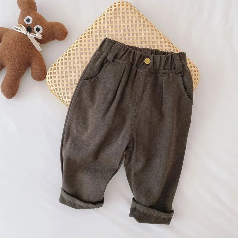 Calça Infantil Masculina Caetano Lenogue Cinza / 6-12 Meses