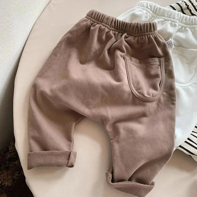 Calça Infantil Moletom Culote Lenogue Café / 3-6 Meses