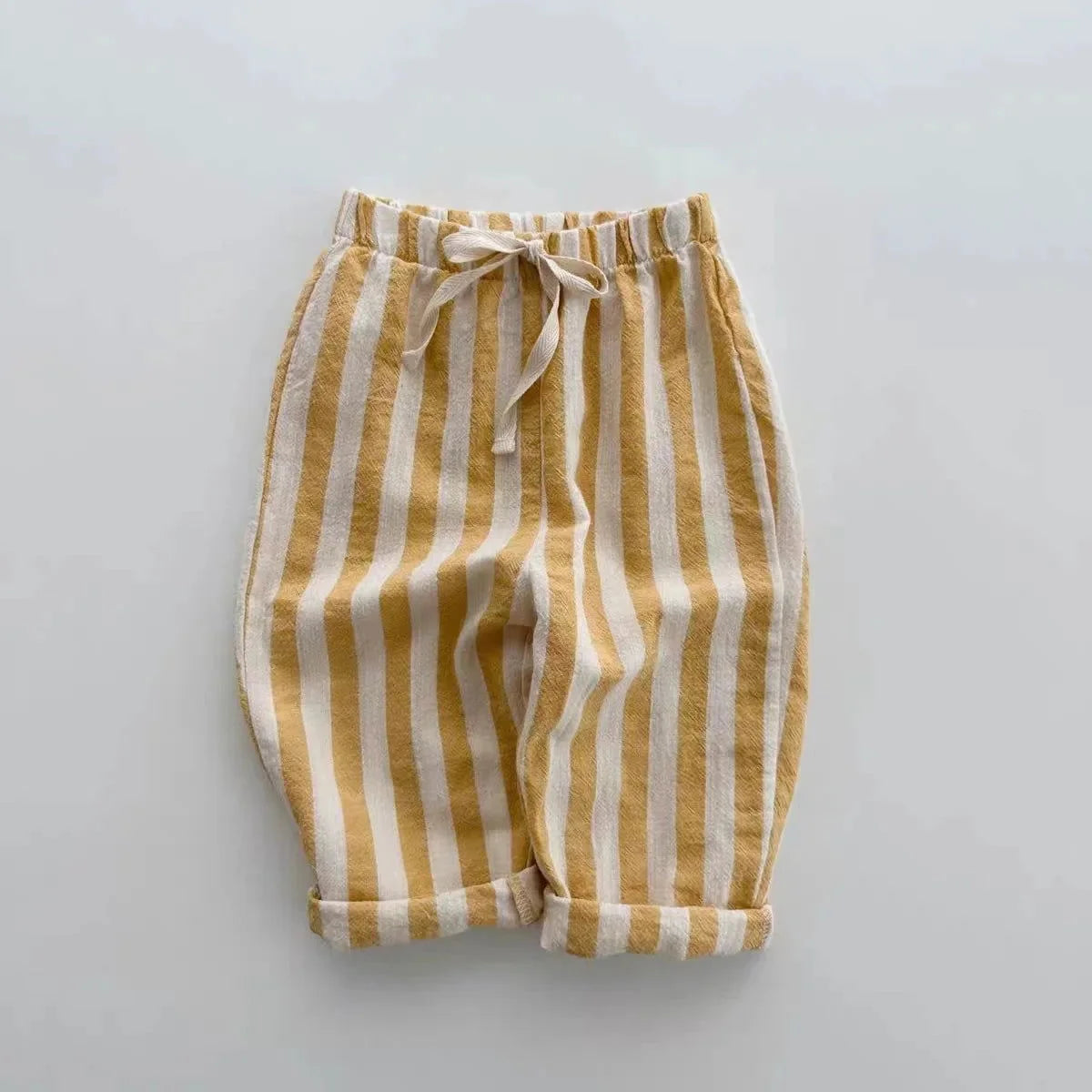 Calça Infantil Pippó Listrado Lenogue Amarelo / 6-12 Meses