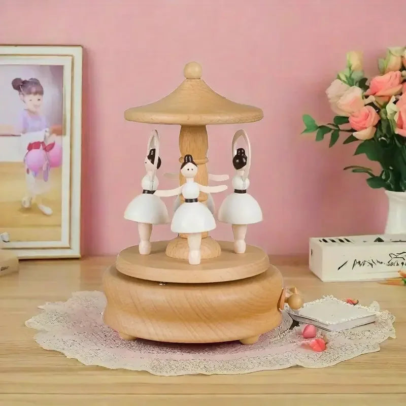 Carrossel Infantil Caixa Musical Bailarina Lenogue Dançarina