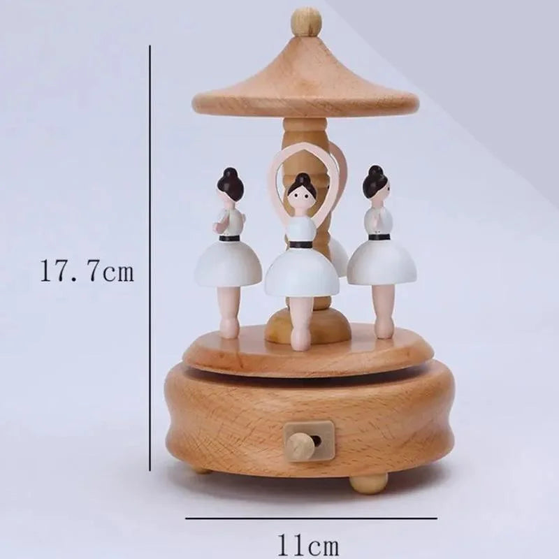 Carrossel Infantil Caixa Musical Bailarina Lenogue Dançarina