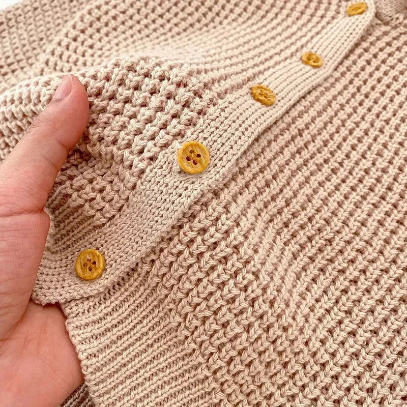 Casaco Infantil Cardigan Peanuts Bege Lenogue