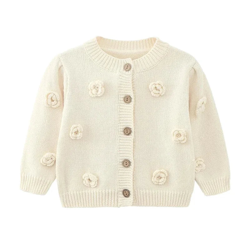 Casaco Infantil Cardigan Petúnia Lenogue