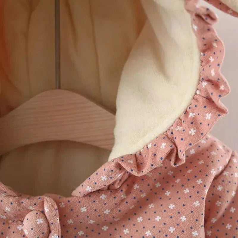 Casaco Infantil com Capuz Orelhas Coelhinho Lenogue