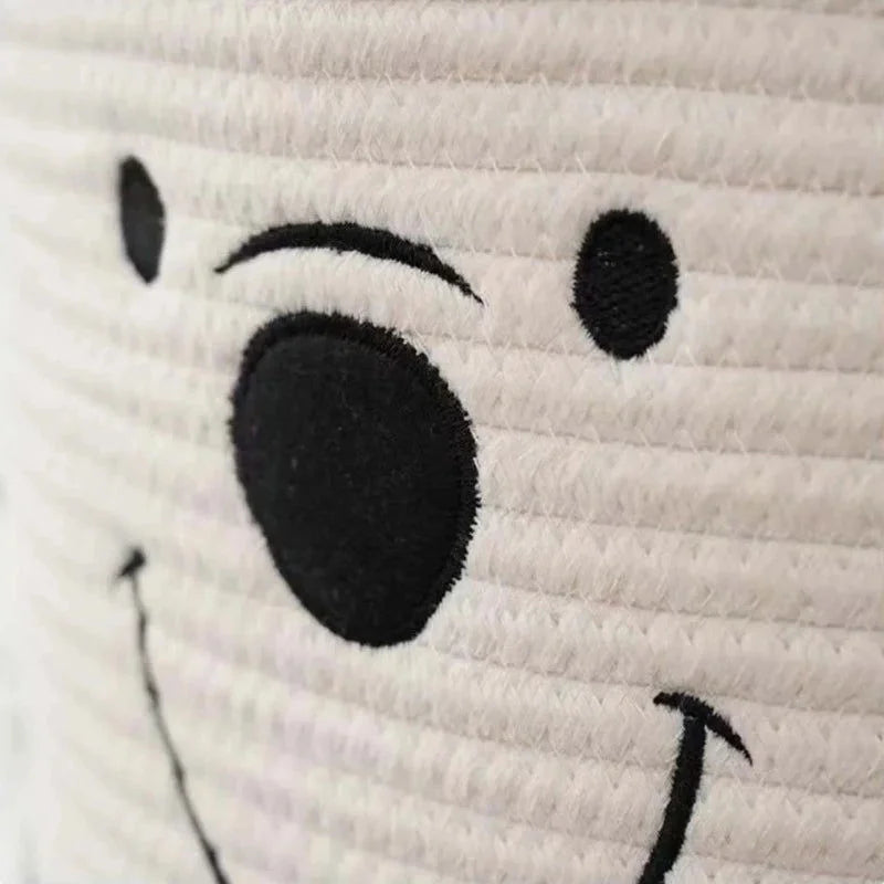 Cesta Infantil Algodão Grande com Alças Bege Lenogue