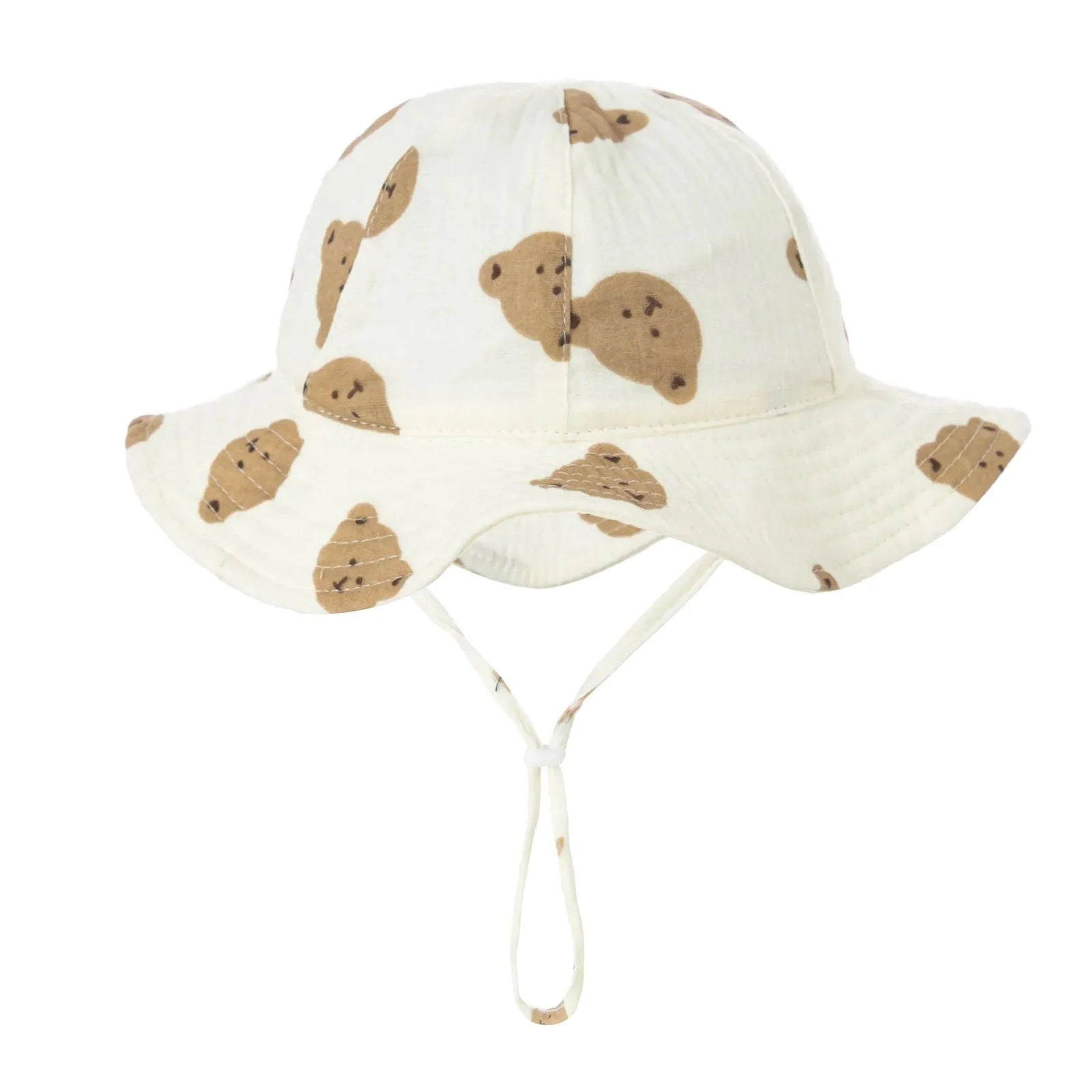 Chapéu Infantil Algodão Laços e Mini Estampas Lenogue