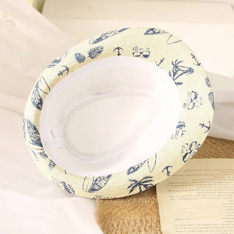 Chapéu Infantil de Palha Bege Lenogue