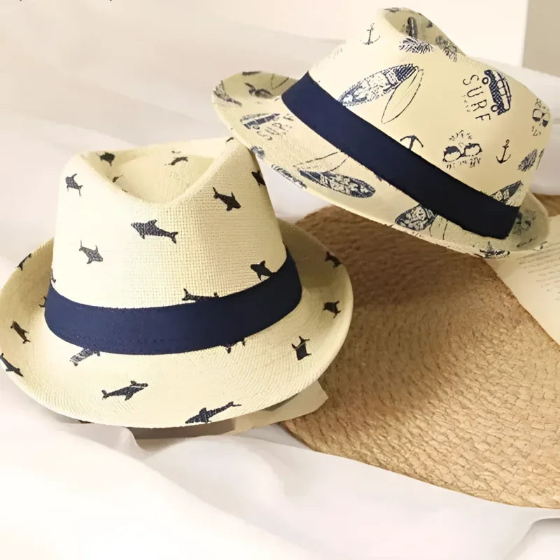 Chapéu Infantil de Palha Bege Lenogue