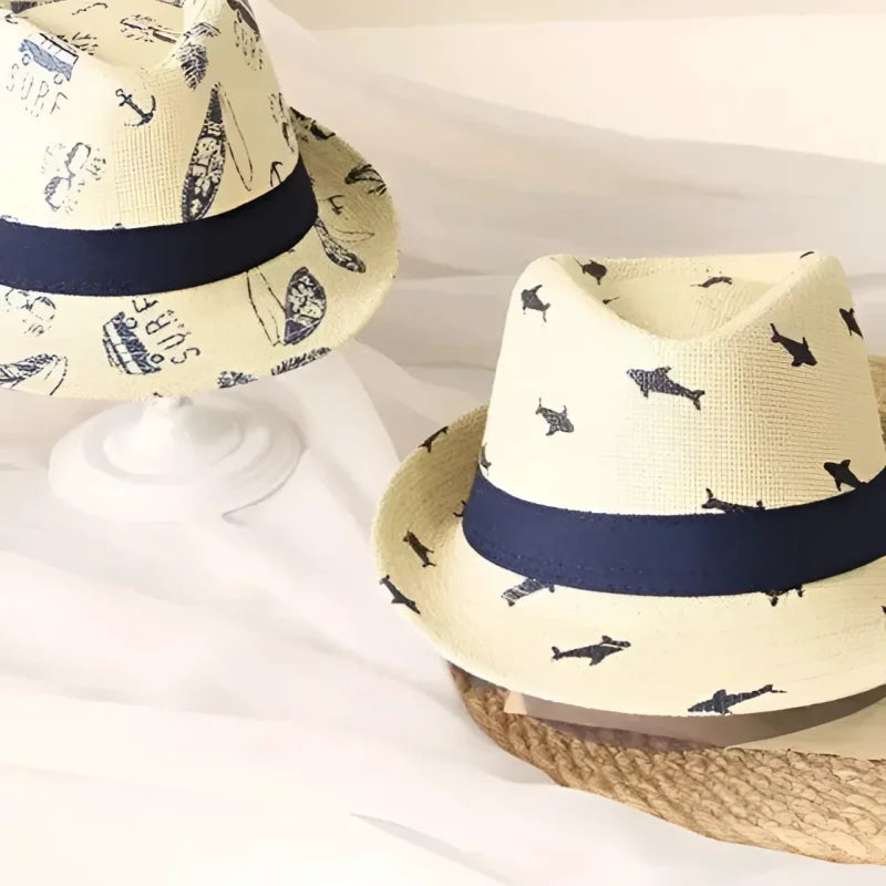 Chapéu Infantil de Palha Bege Lenogue