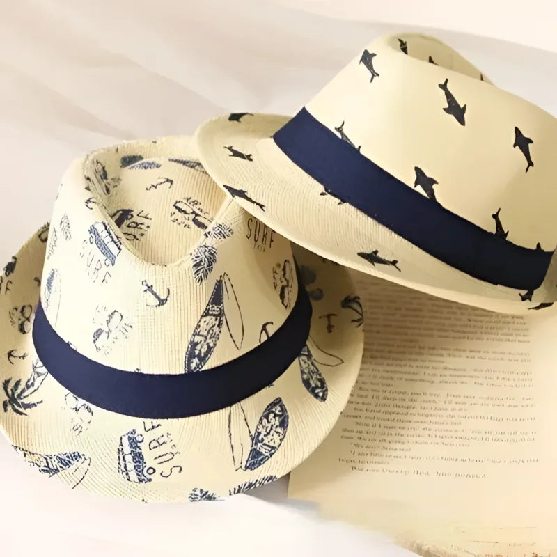 Chapéu Infantil de Palha Bege Lenogue