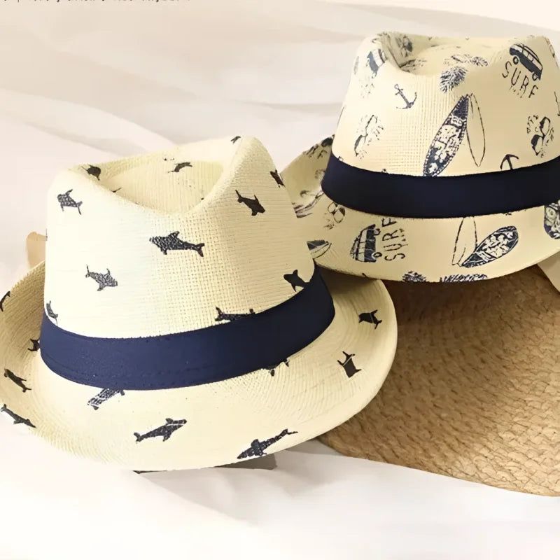 Chapéu Infantil de Palha Bege Lenogue