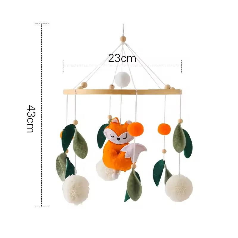 Chocalho Musical Infantil Raposa Laranja Lenogue