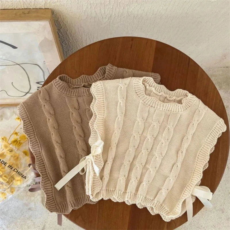 Colete Infantil Tricot Elizabeth Lenogue