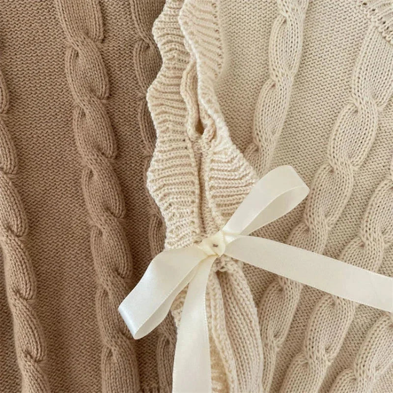 Colete Infantil Tricot Elizabeth Lenogue