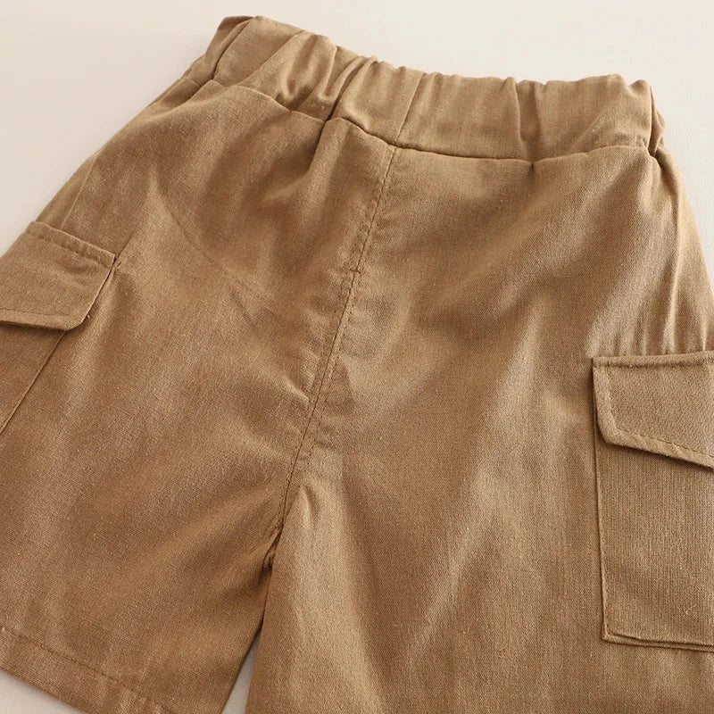 Conjunto Infantil Camisa Polo Manga Curta com Shorts Lenogue