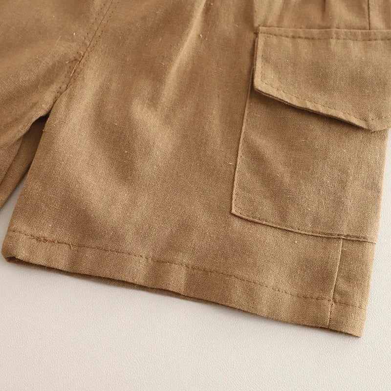 Conjunto Infantil Camisa Polo Manga Curta com Shorts Lenogue